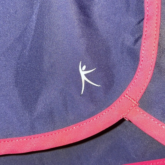 VGUC Danskin Now Girls Lined Athletic Running Shorts Sz L 10-12 Dri More Wicking - Picture 2 of 8